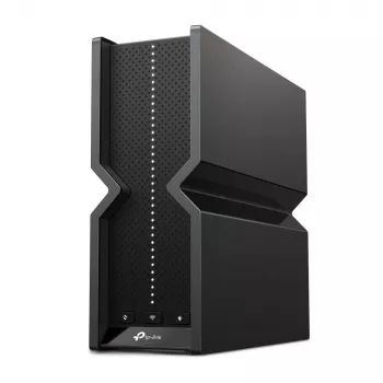 TP-Link Archer BE9300 Tri-Band-Wi-Fi-7-Router, Wi-Fi 7 (802.11be), Tri-Band (2.4 GHz / 5 GHz / 6 GHz), Ethernet LAN, Schwarz, Tischrouter
