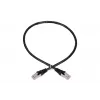 Netzwerkkabel Extralink LAN Patchkabel Kat.5e RJ-45 F/UTP 0,5 m Schwarz