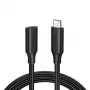 Ugreen 10387 USB-Kabel USB 3.2 Gen 2 (3.1 Gen 2) 1 m USB C Schwarz