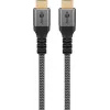 Plus High-Speed-HDMI-Kabel mit Ethernet, 4K @ 60Hz (grau, 15 Meter)