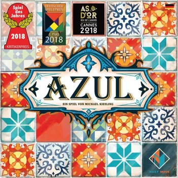 Brettspiel Asmodee Azul — Familienspiel, Strategiespiel, empfohlen ab 8 Jahren