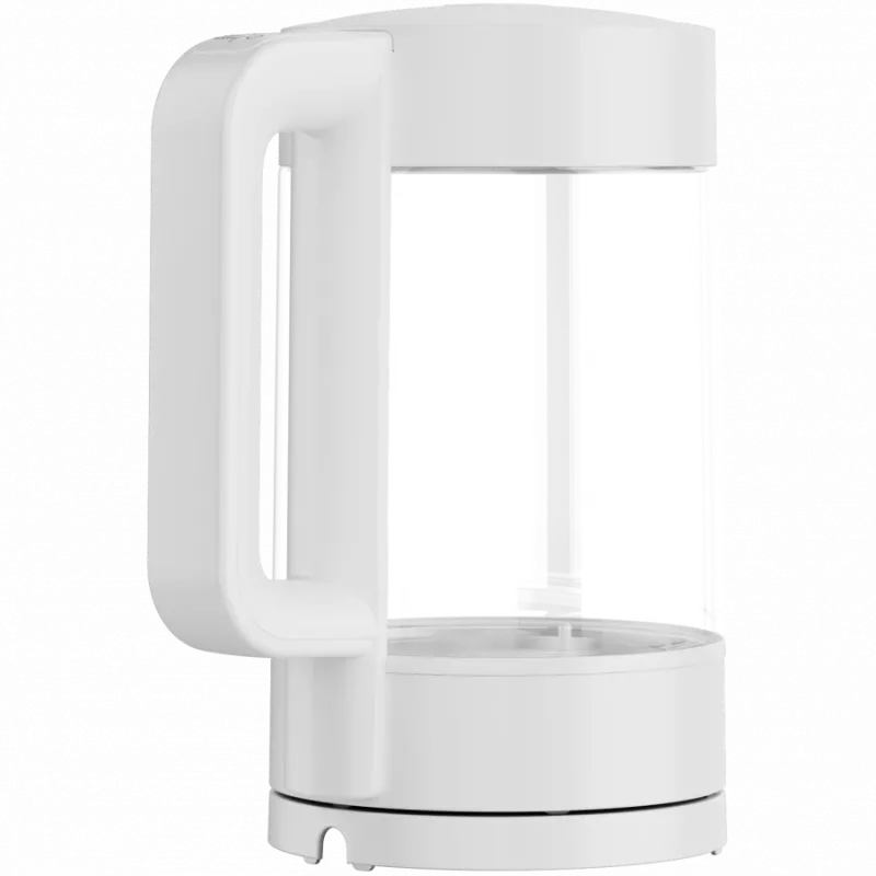 Elektrischer Wasserkocher, weiß, 220-240V, 1850-2200W, 1,7L, Warmhaltefunktion 30 Min., 40,60,80,90,100, Bedienfeld im Griff