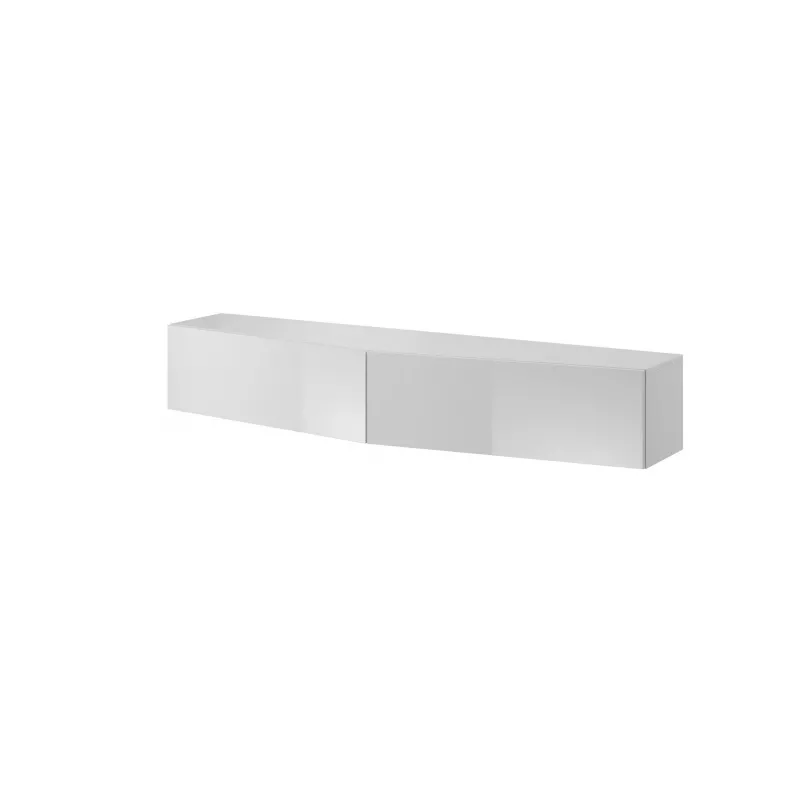 Cama Wohnzimmer-Schrankset VIGO SLANT 6 weiß/weiß glänzend