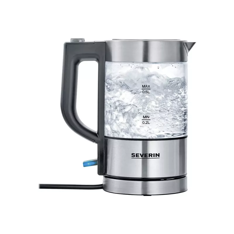 Severin WK 3472 Wasserkocher 0,5 L Silber 1100 W (WK3472)
