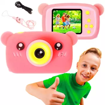 Kinder-Digitalkamera Extralink H25 PINK empfohlenes Alter 3 Jahre
