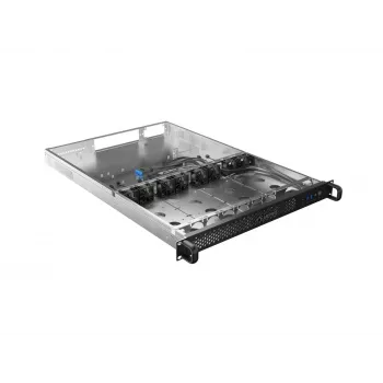 Rackgehäuse Lanberg SC01-6501-12B 1U Schwarz 8 Lüfter HDD SSD