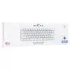 Mechanische Gaming-Tastatur White Shark Wakizashi WAKIZASHI-2-US-W-BLUE — US-Layout, blaue Switches