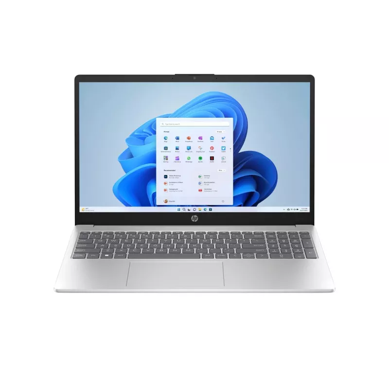 Laptop HP 15-fc0041ny — Ryzen 5 5625U, 15,6 Zoll FHD, 16 GB DDR4, 256 GB SSD, Vega 7, Windows 11, Natural Silver