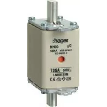 Hager LNH0125M. Breite: 21 mm, Tiefe: 79 mm, Höhe: 58,5 mm (LNH0125M)