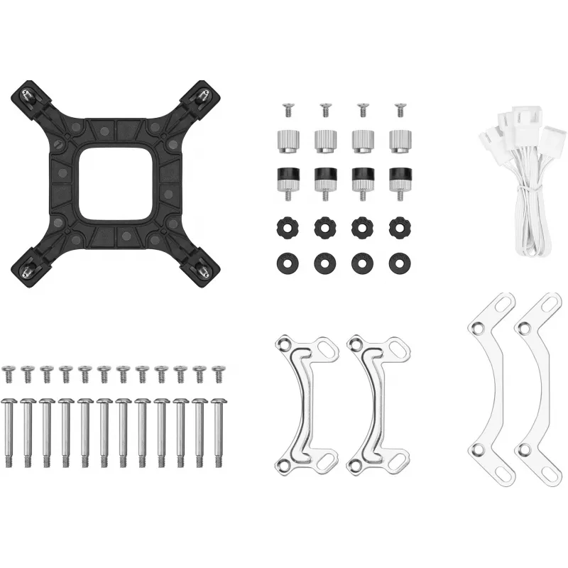 All-in-One-Flüssigkeitskühler DeepCool LE360 WH V2 12 cm Weiß — 360 mm Radiator, 3x120 mm Lüfter, LGA 1851 Unterstützung