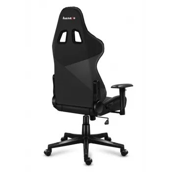Gaming-Stuhl huzaro Force 6.2 Carbon — ergonomischer Gaming-Sessel, höhenverstellbar 44–53,5 cm, maximale Belastung 130 kg, Netzsitz, gepolsterte Rückenlehne