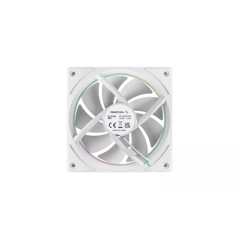 Computer-Gehäuselüfter DeepCool FL12 SE WH 12 cm Weiß 3 Stück