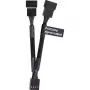 PWM-Lüfter-Y-Kabel THERMALTAKE Tt Mod AC-060-CO1OTN-F1 4-Pin, 3er-Pack