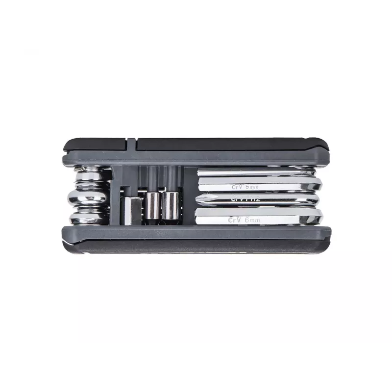 Multitool Topeak Hexus X Schwarz Edelstahl 90mm