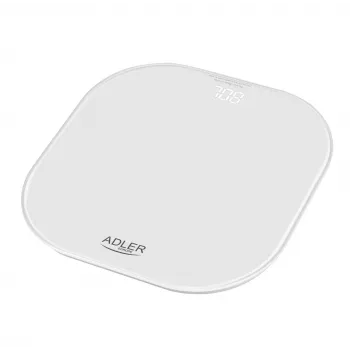 Adler Personenwaage | AD 8188 | Maximale Belastbarkeit 180 kg | Genauigkeit 100 g | Weiß