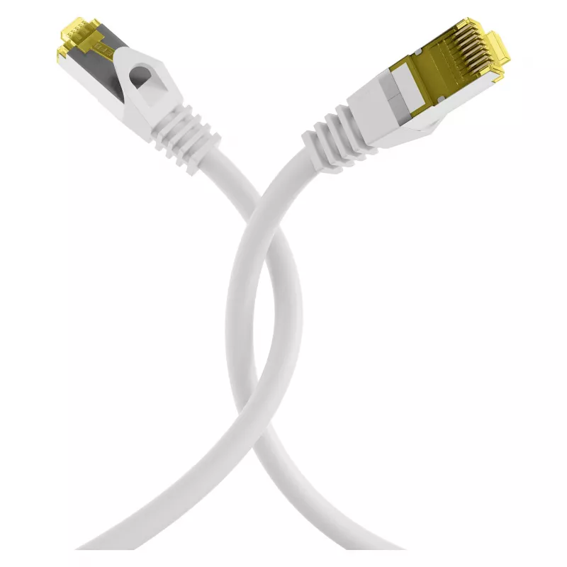 EFB-Elektronik RJ45 Patchkabel Cat.6A S/FTP LSZHCat.7 Rohkabel Weiß 0,15m Hersteller: EFB Elektronik (MK7001.0,15W)