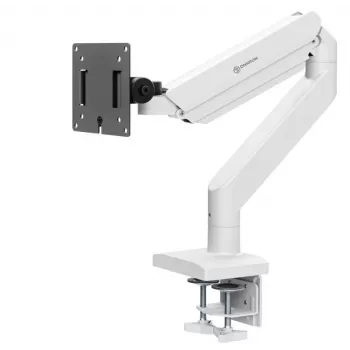 Monitorhalterung ONKRON G110-BG für 1 Display 15 kg, bis zu 106,7 cm (42 Zoll), VESA 75x75–100x100, Klemm-/Tüllenmontage, schwarz/grau