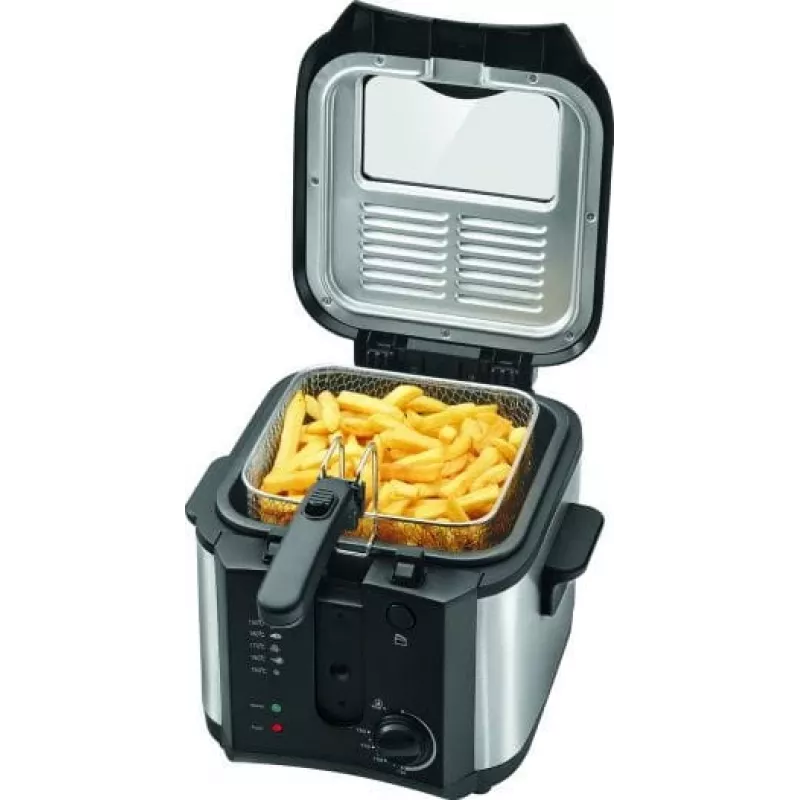 Fritteuse Clatronic FR 3649 Single 2,5 l 1600 W Schwarz