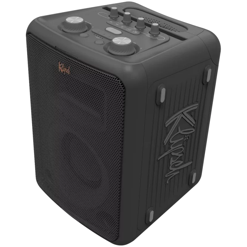 Party-Lautsprecher KLIPSCH Vegas — kabelgebunden & kabellos, Tieftöner 13,3 cm, 49–20000 Hz, 95 dB, batteriebetrieben, schwarz