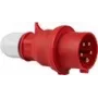 CEE-Stecker AS Schwabe 61425 — 5-polig 400V, IP44, rot