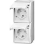 Busch Jaeger 20-02 EBW-54 Steckdose CEE 7/3 Weiß (2084-0-0722)