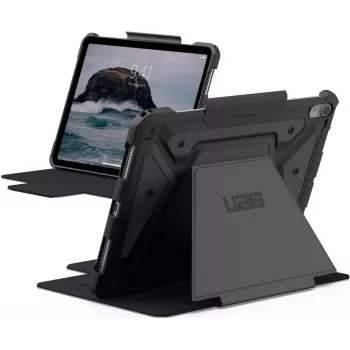 Urban Armor Gear UAG - Flip Case für Tablet - Langlebig - Polyurethan (PU) - Schwarz - für Apple 11-Zoll iPad Air M2 Wi-Fi, M2 Wi-Fi + Cellular, M3 Wi-Fi, M3 Wi-Fi + Cellular (1244731