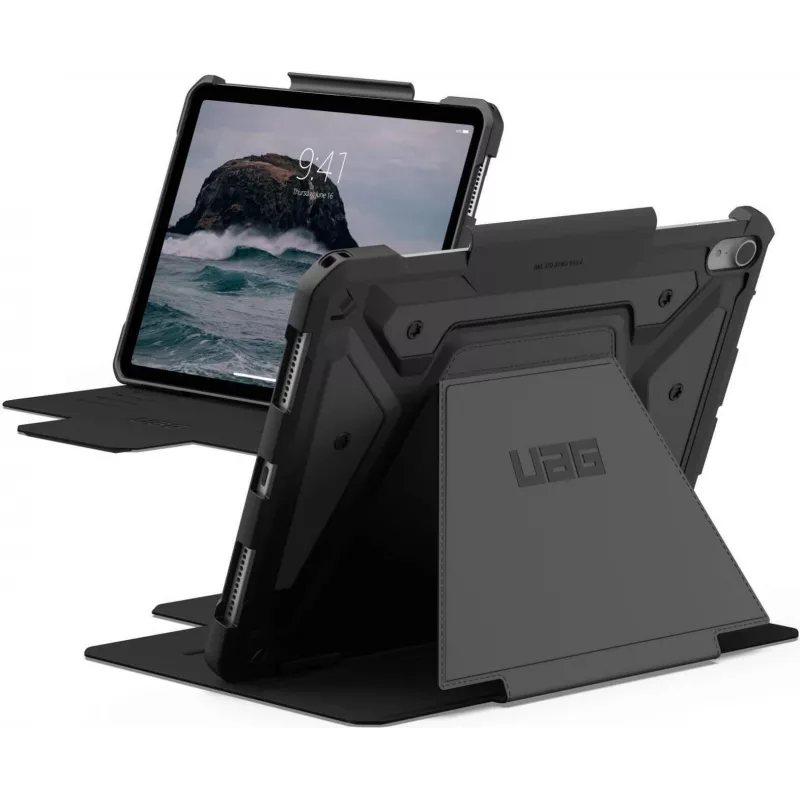 Urban Armor Gear UAG - Flip Case für Tablet - Langlebig - Polyurethan (PU) - Schwarz - für Apple 11-Zoll iPad Air M2 Wi-Fi, M2 Wi-Fi + Cellular, M3 Wi-Fi, M3 Wi-Fi + Cellular (1244731