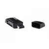 Natec MINI ANT 3 USB 2.0 Kartenleser (SD, SDHC, MMC, M2, microSD), Schwarz (NCZ-0560)