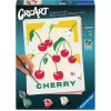 Malset Ravensburger CreArt – Kirschen (Design 25514) – kreatives Malset für Erwachsene und Jugendliche