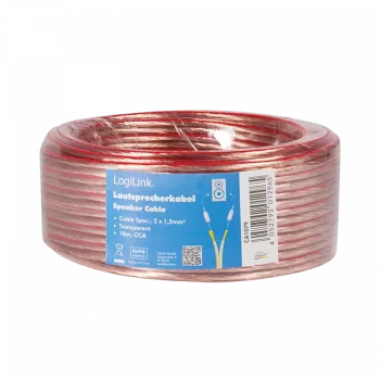 LogiLink CA1079 10m transparentes Audiokabel (CA1079)