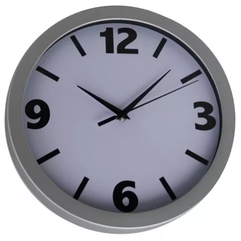 NXT Uhr 13801 Small Numbers, Ø30 cm, Wanduhr, Weiß