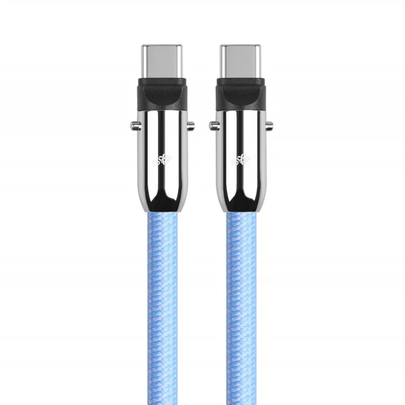 2in1 USB-C Kabel 1m blau
