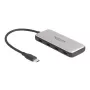 DeLOCK 64261 USB 3.2 Gen 1 Type-C Hub 10000 Mbit/s Schwarz Grau