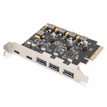PCIe-Karte Digitus 2x USB-C 3x USB A