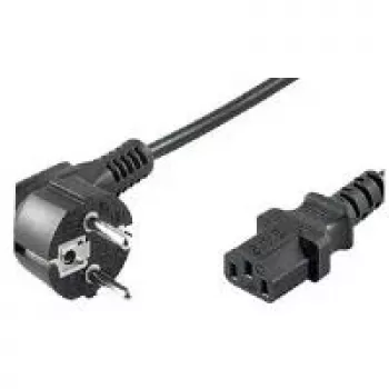 Netzkabel ShiverPeaks BASIC-S 3,0m Schuko Schwarz — Netzkabel, 3,0 m Länge