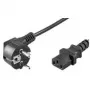 Netzkabel ShiverPeaks BASIC-S 3,0m Schuko Schwarz — Netzkabel, 3,0 m Länge