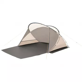 Strandmuschel Shell, Zelt Grau/Beige, UV-Schutz 50+