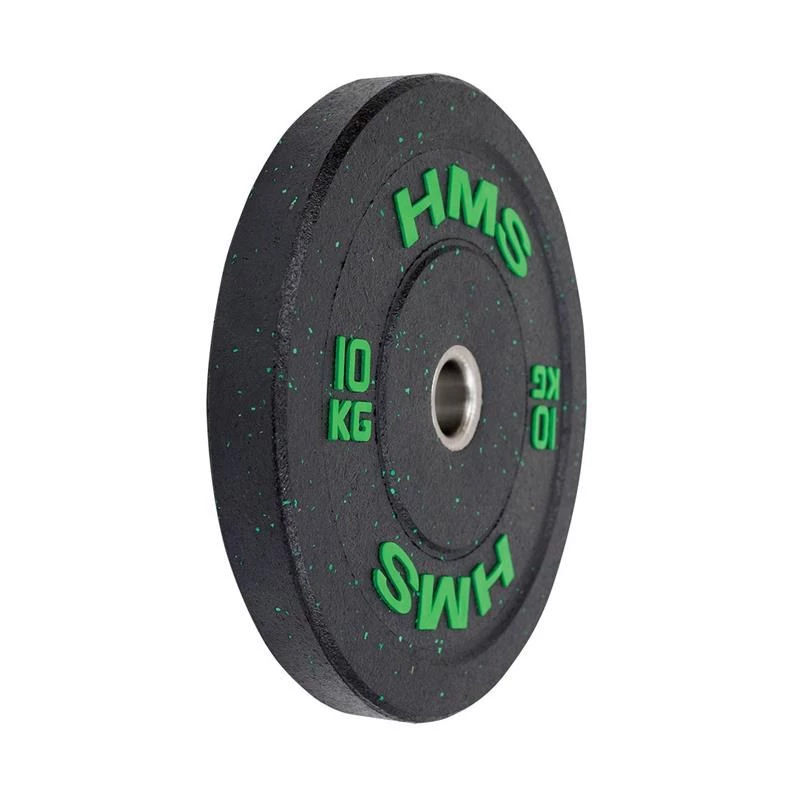 HMS Fitness HTBR10 1 Stck. Olympische Gummibeschichtete Gewichtsscheibe