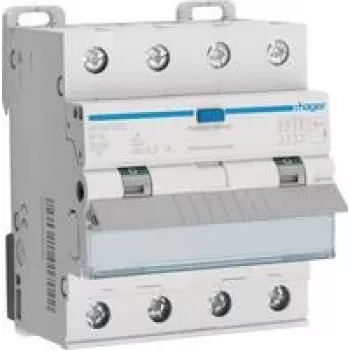 Hager Fehlerstrom-Miniature Circuit Breaker 4P10kA B-16A 300mA A Typ AFX416D - Miniature Circuit Breaker (AFX416D)