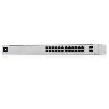 Ubiquiti UniFi 24-Port PoE Managed L2/L3 Gigabit Ethernet (10/100/1000) Power over Ethernet (PoE) 1U Silber