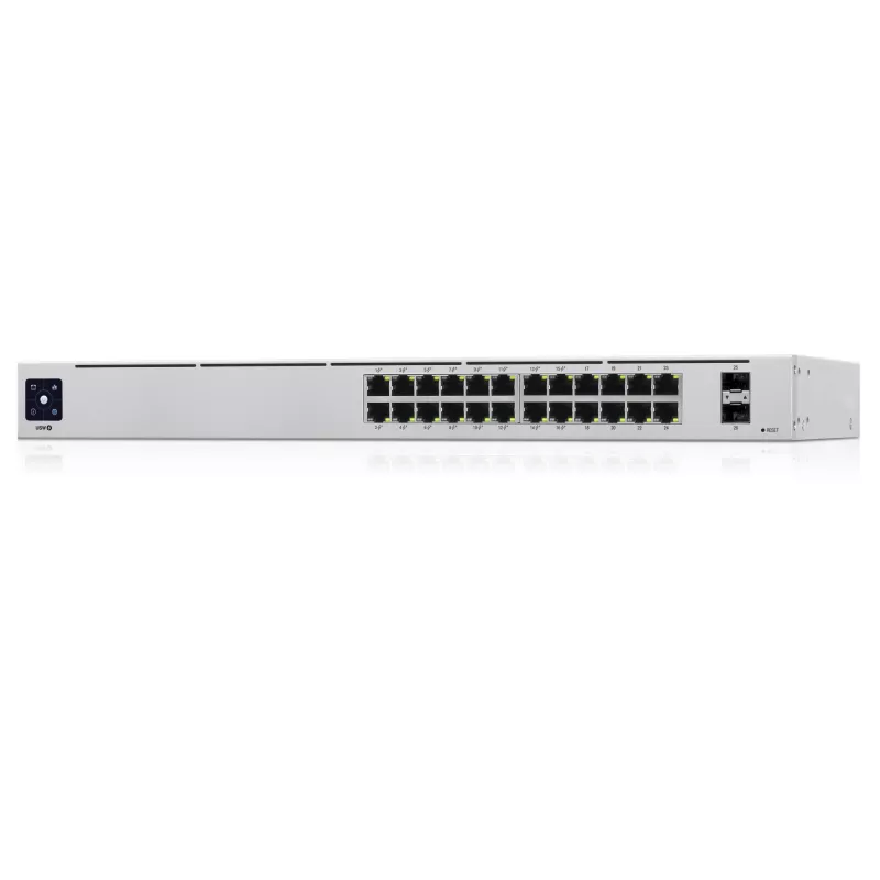 Ubiquiti UniFi 24-Port PoE Managed L2/L3 Gigabit Ethernet (10/100/1000) Power over Ethernet (PoE) 1U Silber