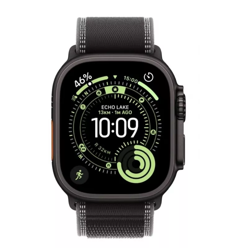 Smartwatch Apple Watch Ultra 3 GPS + Cellular 49mm Gehäuse aus schwarzem Titan