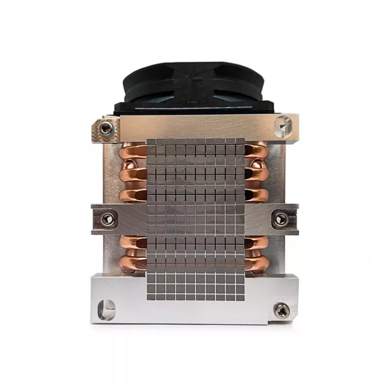 Cooler Inter-Tech B-14 Processor 8 cm Schwarz Silver