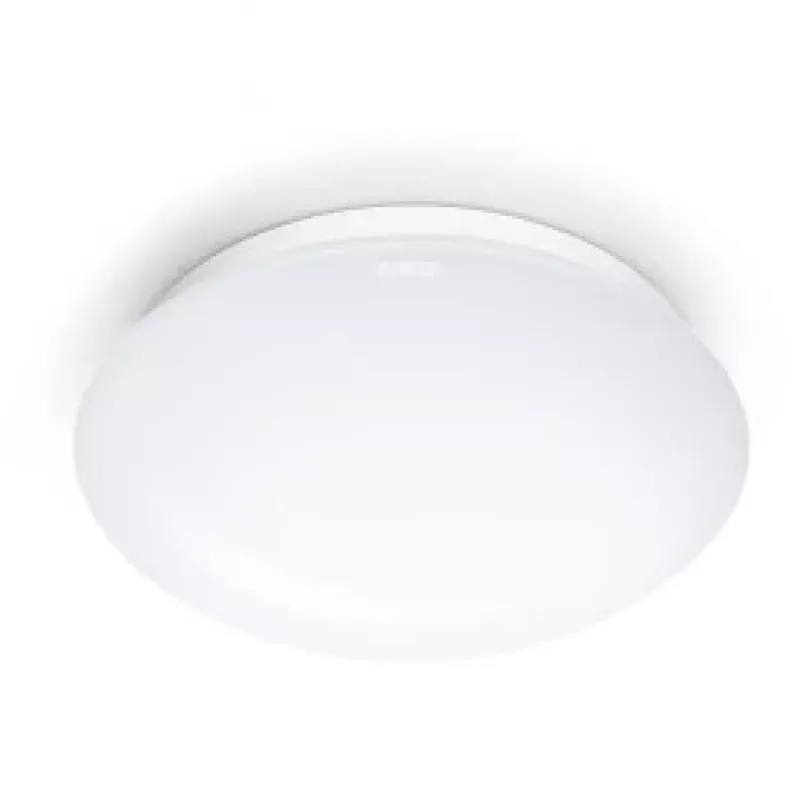 Deckenleuchte Steinel RS 16 L, E27-Fassung, 100 W, weiß, rund, Ø 27,5 cm, Höhe 95 mm, Bewegungsmelder