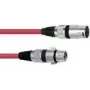 Audiokabel Omnitronic 30220903 3m XLR 3-polig Rot