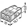Wago 2273-202 Kabelverbinder/-trenner Transparent, Weiß
