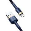 Lightning-Kabel Baseus CALKLF-CV3 2 m Blau Gold