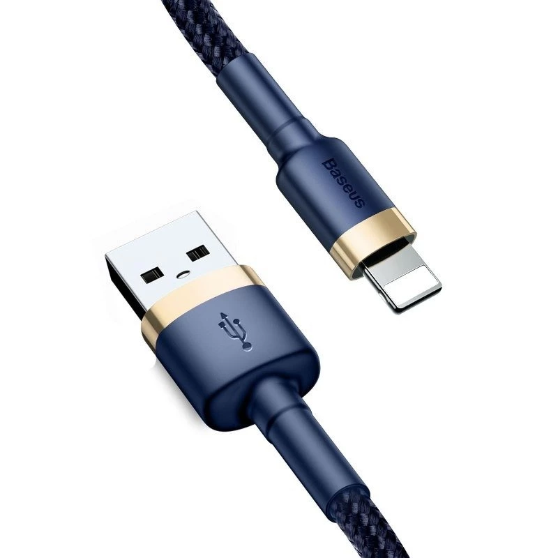 Lightning-Kabel Baseus CALKLF-CV3 2 m Blau Gold