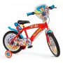 Kinderfahrrad Toimsa 16 Zoll Paw Patrol rot Modell 1678, 16-Zoll-Räder, Eingangschaltung