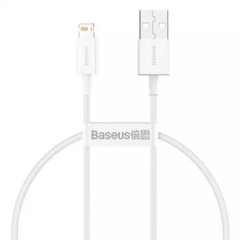 Baseus Superior Series Kabel USB auf Lightning, 2,4A, 0,25m (weiß)